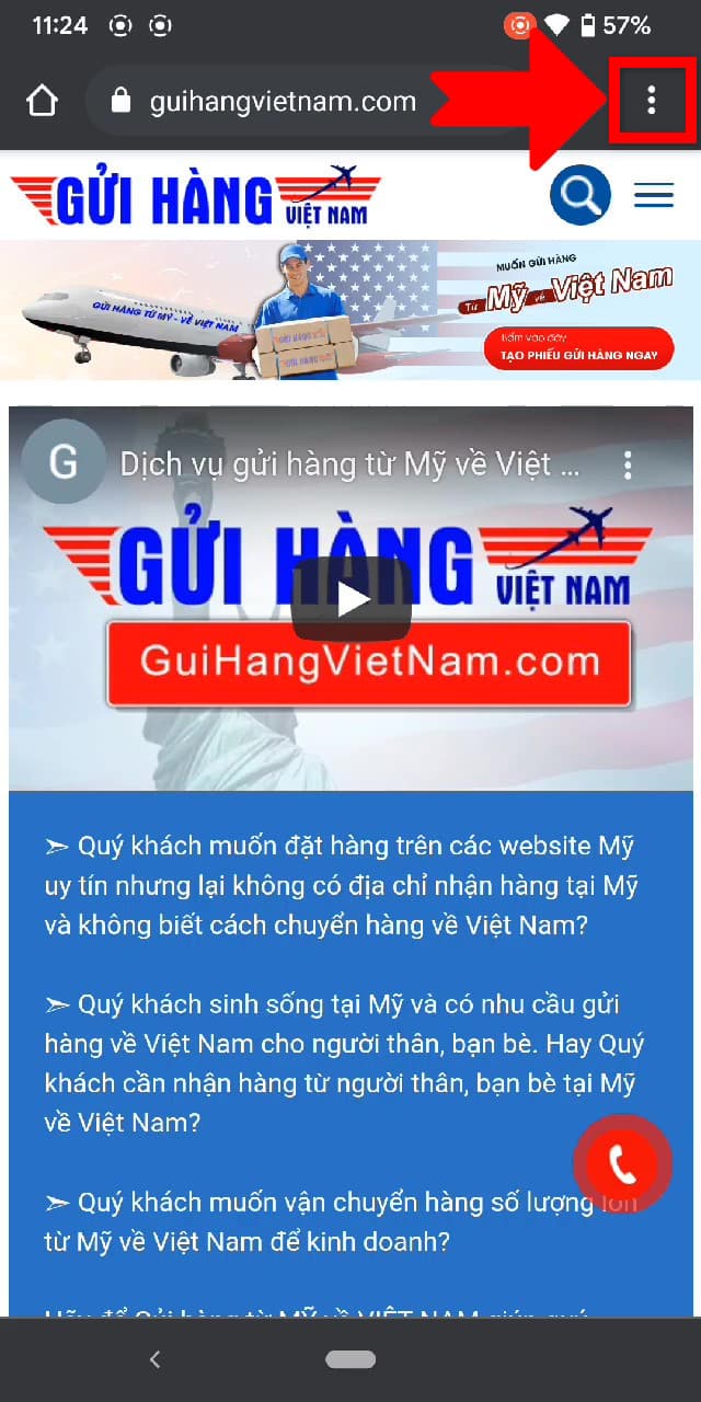 gui-hang-tu-my-ve-viet-nam-android-dau-menu