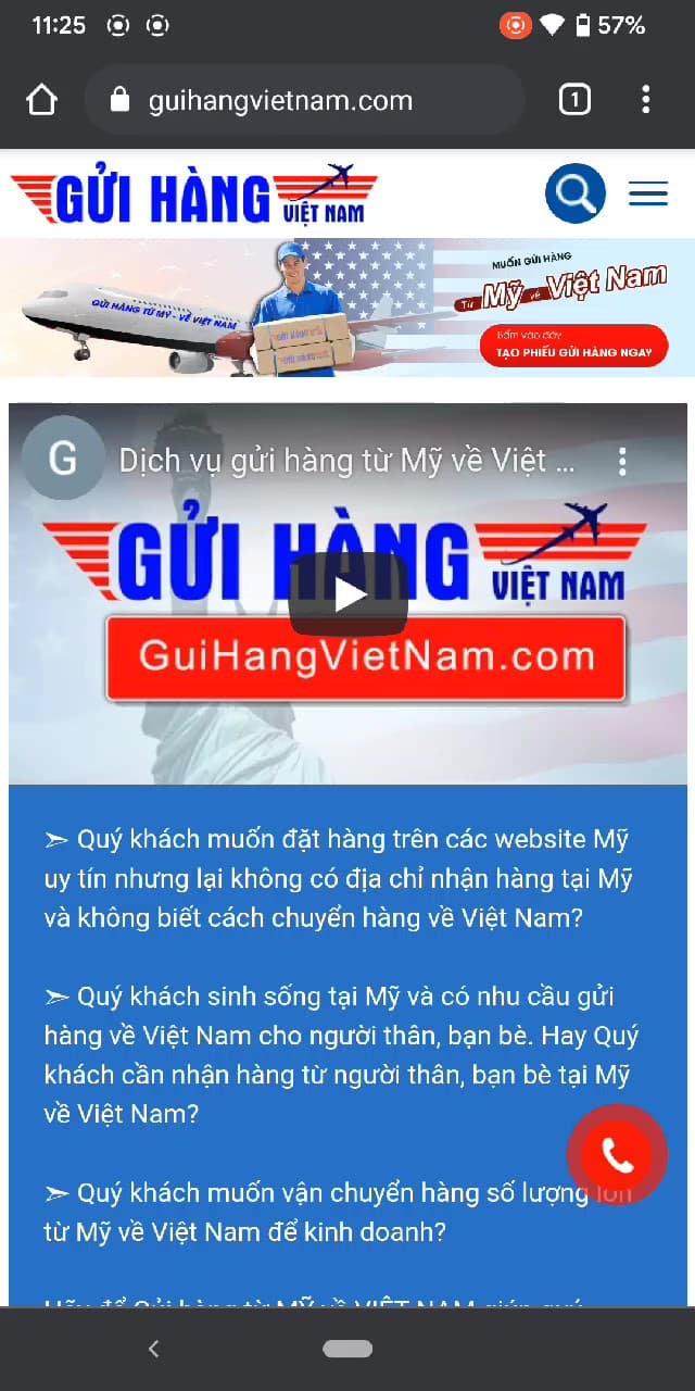 gui-hang-tu-my-ve-viet-nam-android-truy-cap-website